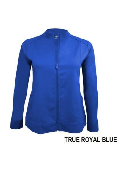 WOMEN’S ULTRA SOFT FRONT ZIP WARM-UP SCRUB JACKET
