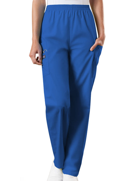 Cherokee WorkWear Women's Natural Rise Tapered Pull-On Cargo Pant 4200