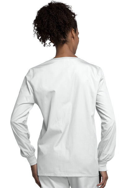 Cherokee WW Originals  Snap Front Warm-Up Jacket  STYLE 4350