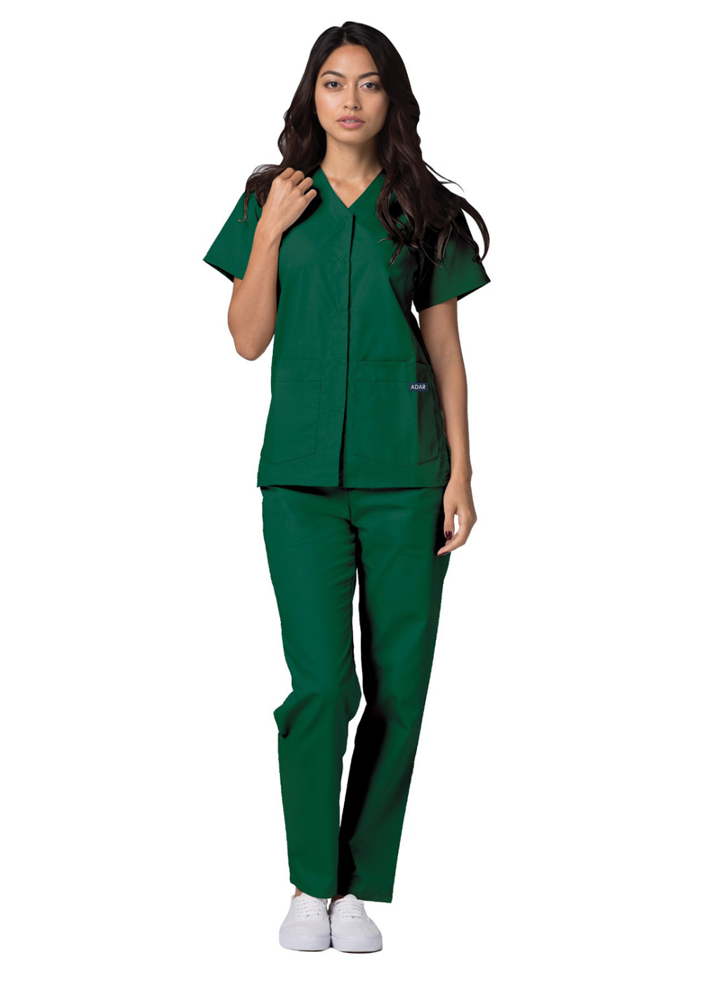 ADAR Universal Double Pocket Snap Front jacket 604 UNISEX