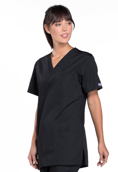 Cherokee WorkWear Unisex V-Neck Top 4876