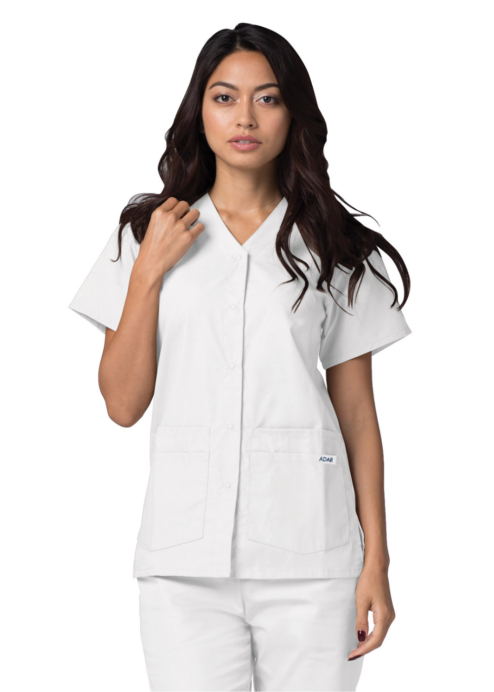 ADAR Universal Double Pocket Snap Front jacket 604 UNISEX