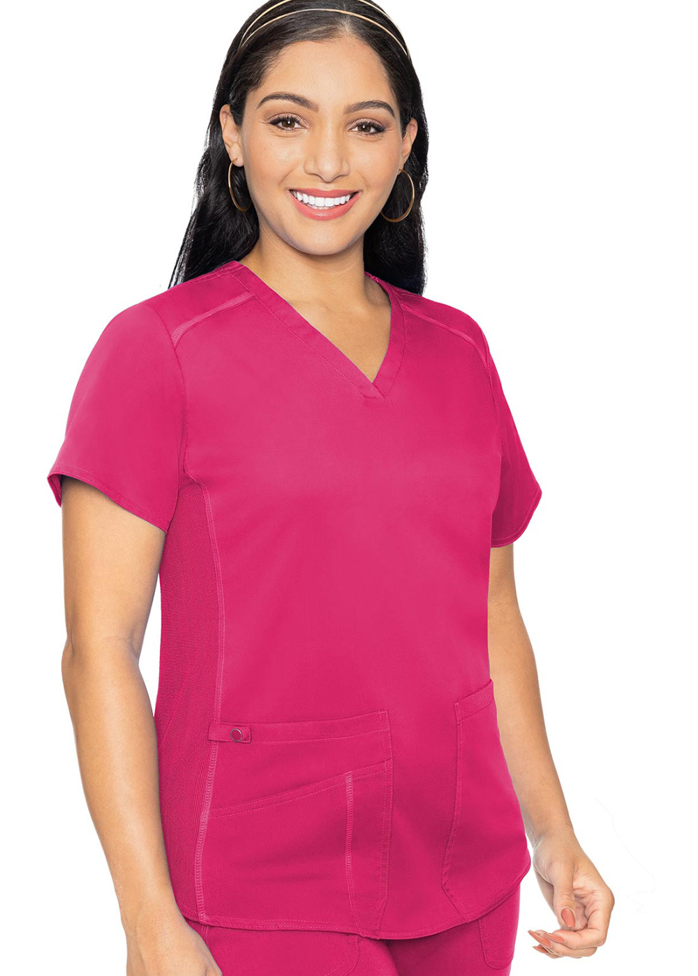 Med Couture V-Neck Shirttail Top #7459 ( pair with cargo pant 7739)