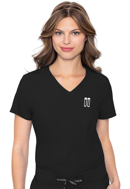 MedCouture One Pocket Tuck-In Top, MC Insight  MC2432 ( paired w/ MC2711)