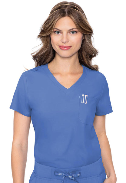 MedCouture One Pocket Tuck-In Top, MC Insight  MC2432 ( paired w/ MC2711)