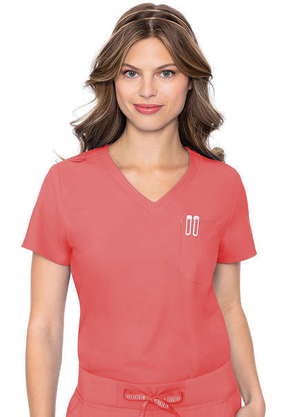 MedCouture One Pocket Tuck-In Top, MC Insight  MC2432 ( paired w/ MC2711)