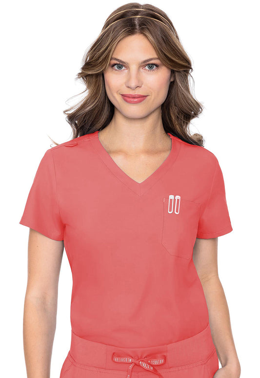 MedCouture One Pocket Tuck-In Top, MC Insight  MC2432 ( paired w/ MC2711)