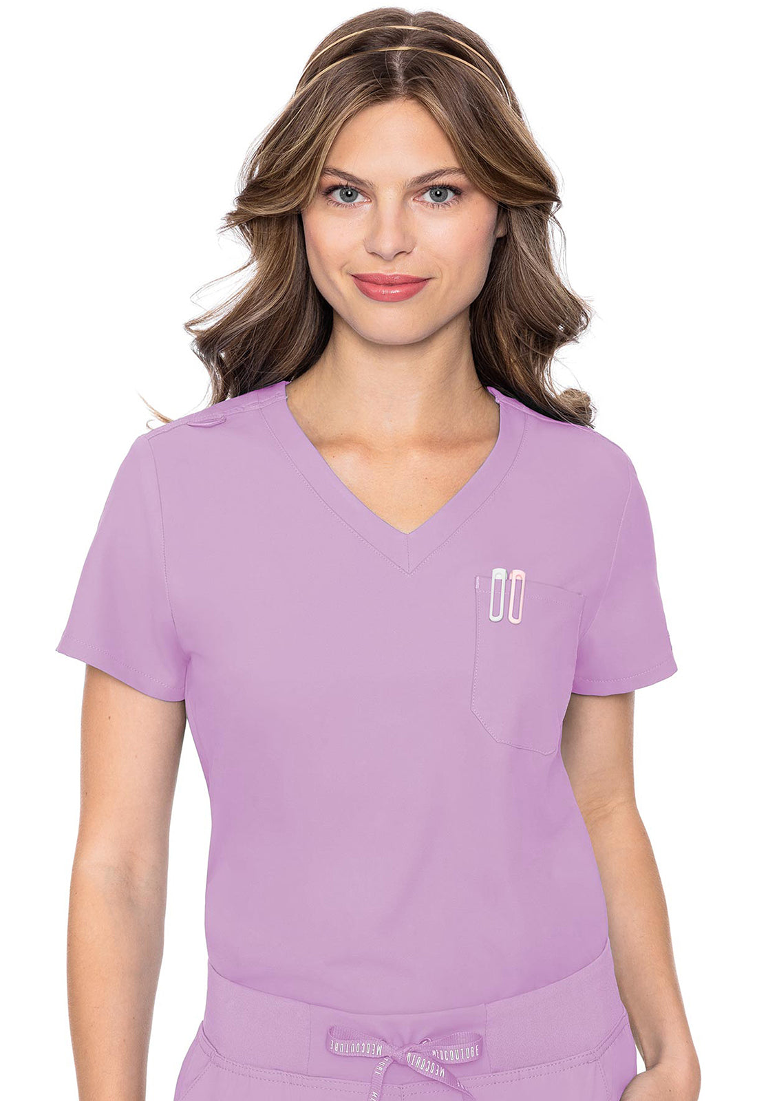 MedCouture One Pocket Tuck-In Top, MC Insight  MC2432 ( paired w/ MC2711)