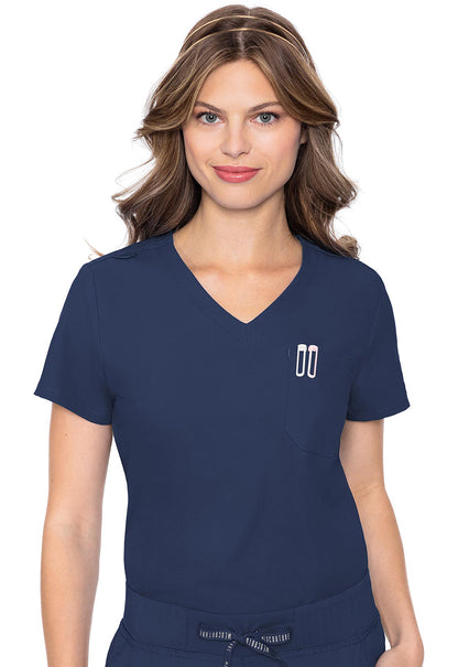 MedCouture One Pocket Tuck-In Top, MC Insight  MC2432 ( paired w/ MC2711)