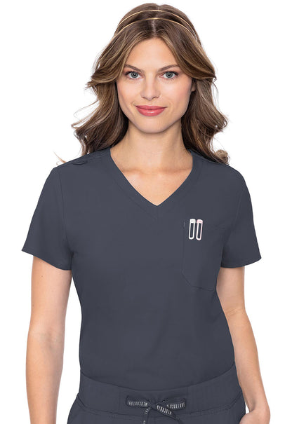 MedCouture One Pocket Tuck-In Top, MC Insight  MC2432 ( paired w/ MC2711)