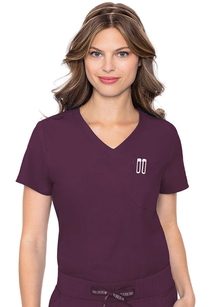MedCouture One Pocket Tuck-In Top, MC Insight  MC2432 ( paired w/ MC2711)