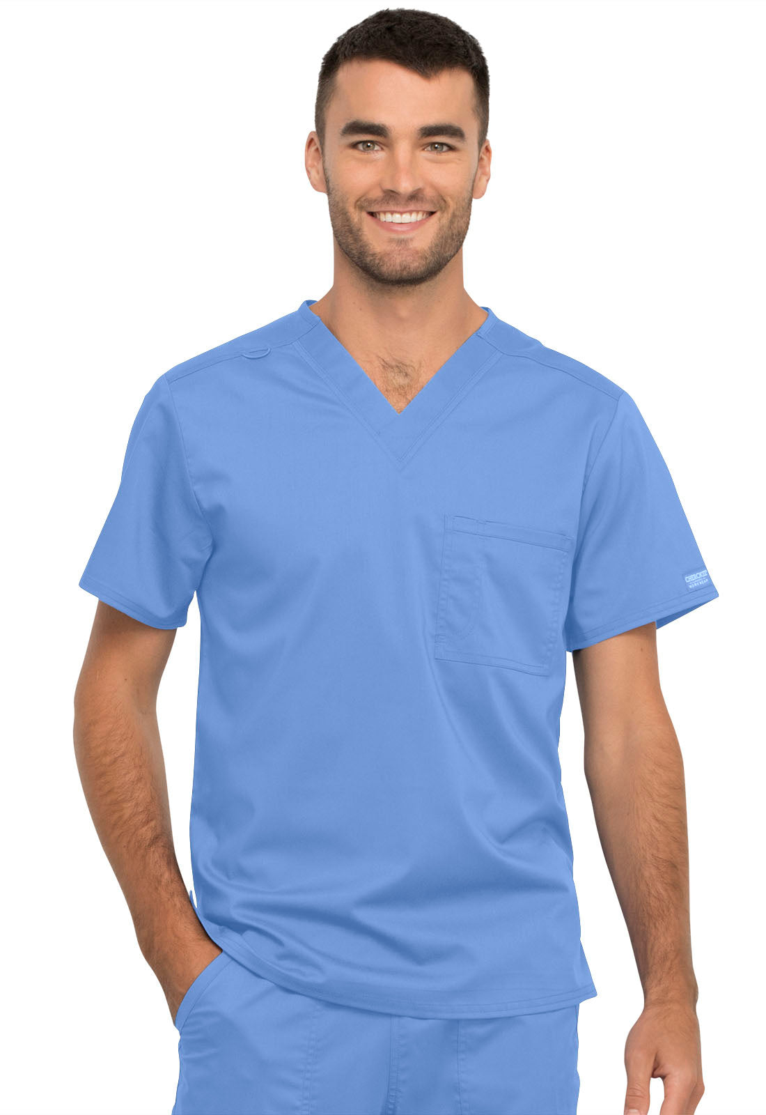 Cherokee WW Revolution Unisex 1 Pocket Tuckable V-Neck Top WW625