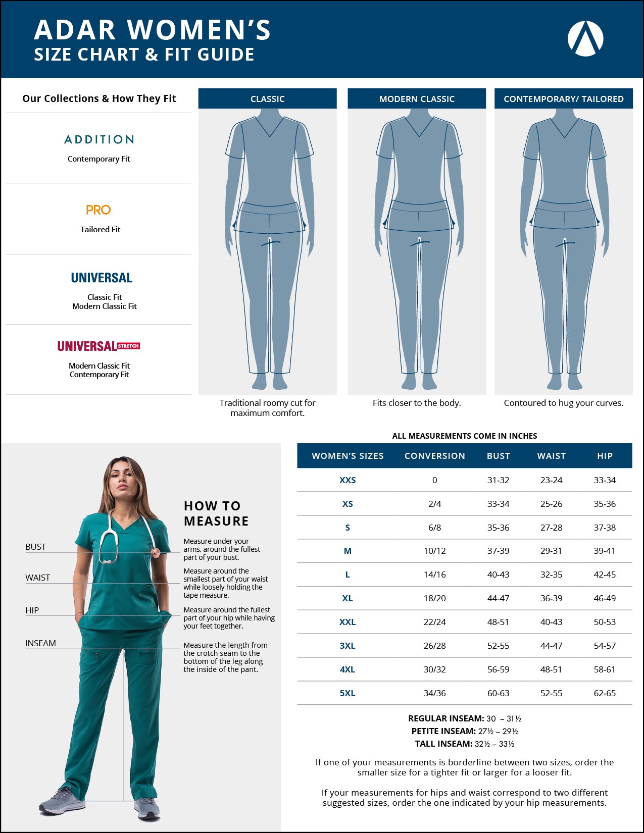 ADAR Women's Slim Fit 6 Pocket Pant P4100